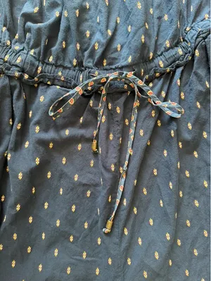 Anthropologie Findley Off-The-Shoulder Navy Blue Jumpsuit Women's thumbnail 2