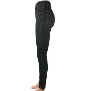 Reformation Women's Black Distressed Ankle High Rise Skinny Denim Jeans Size 26 thumbnail 2