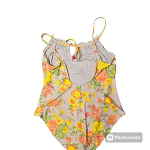Aerie‎ Printed Ruffle Keyhole One Piece Floral Swimsuit thumbnail 6