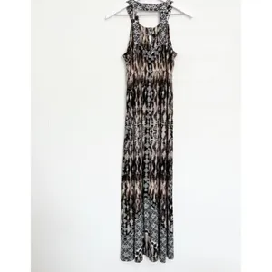 Soma‎ Dress Size Small Multicolored Keyhole Halter Soft Jersey Boho Coastal Chic thumbnail 7