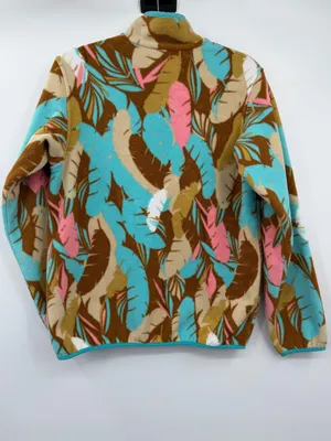 Patagonia Synchilla Snap-T Feather Dance Fleece Pullover Women’s M SP16 thumbnail 3