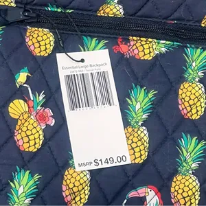 VERA BRADLEY NEW Toucan Party Quilted Essential Large Backpack SKU#C24391 thumbnail 2