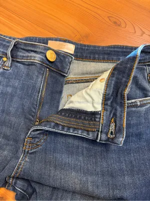 KUT from the Kloth Kelsey Fab Ab Ankle Flare Jeans Blue Denim Women’s 8P Petite thumbnail 9