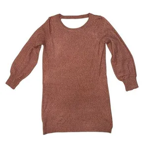 Vila clothes pink long sleeve sweater dress women’s size large thumbnail 1