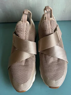 Sorel Women's Kinetic Sneak Mesh Slip On Athletic Sneakers Natural Tan Size 10 thumbnail 6