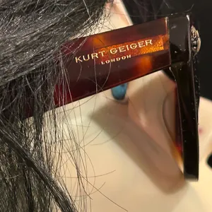 Kurt Geiger London Brown Cat-Eye Sunglasses thumbnail 6