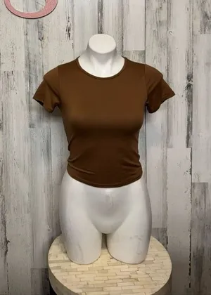 GAZE brown blouse size XS Brown thumbnail 1