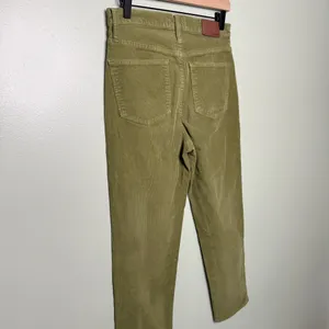 Madewell Classic Straight Jean Jeans Corduroy Green Corduroy Edition Size 28 thumbnail 7