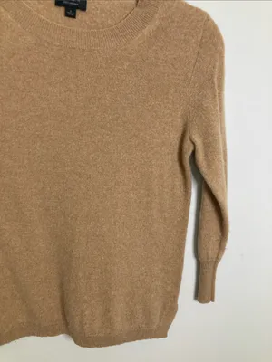 J. Crew Camel Crewneck Sweater thumbnail 4