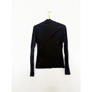 Lululemon Ethereal Long Sleeve Top Black Wrap Turtleneck Lightweight Stretch thumbnail 11