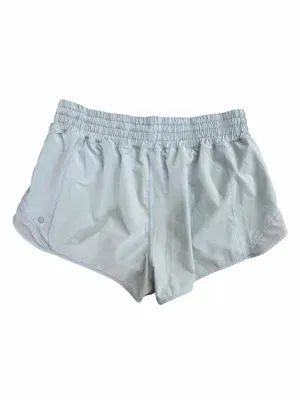 Lululemon Hotty Hot High Rise Shorts Powder Blue size 10 thumbnail 4