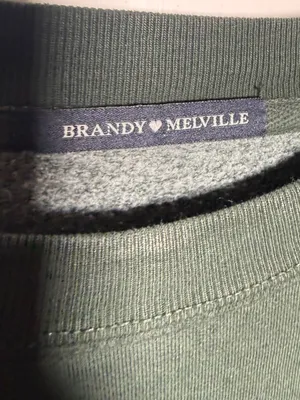 Brandy Melville Hawaii Embroidered Green Oversized Crewneck Sweatshirt XL thumbnail 4
