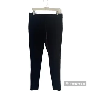 Express Velvet Leggings Full Length Size Medium Black 32" Inseam thumbnail 5
