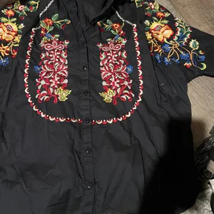 Khaadi embroidered blouse‎ size M Black Size M thumbnail 5