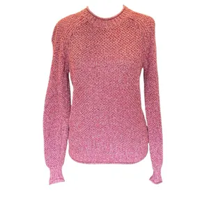 Faherty Saulsalito Sweater Cotton Open Knit Womens Size XS Pink thumbnail 2