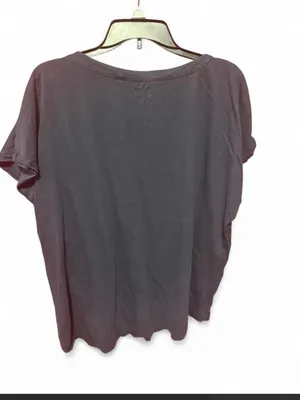 Next Navy Blue Cap Sleeve Cotten T-shirt thumbnail 6