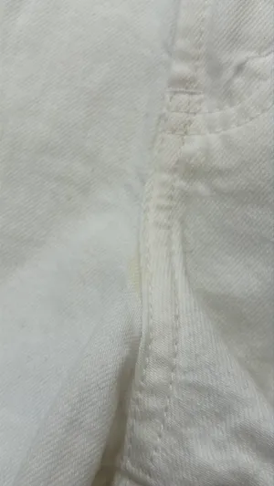 Pure White Jean Shorts thumbnail 8