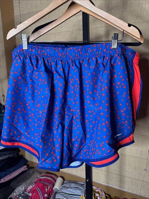 NWT Nike Dri-FIT Tempo Running Shorts Blue Red Stars 3X Plus Size thumbnail 5