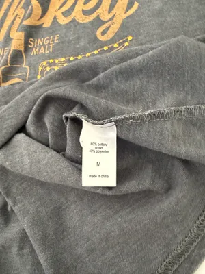 Maurices Whiskey Always A Good Idea Oversized Graphic Tee Gray Rhinestone thumbnail 10