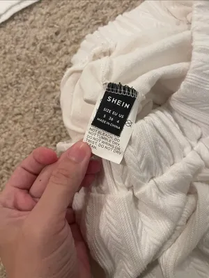 Shein white matching set size small #34 thumbnail 4