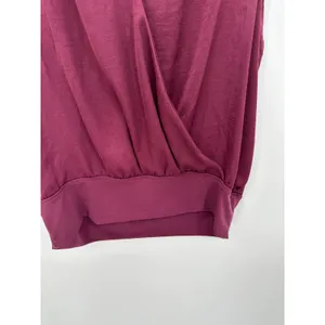 Banana Republic Factory Burgundy Surplice‎ V-Neck Tank Top Women's Size X-Small thumbnail 3
