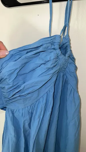Blue Vacation Summer Dress thumbnail 4