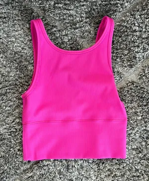 Pink Lululemon Ribbed Tank Top thumbnail 1