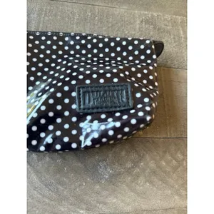Duluth Trading Company black white polka dot travel bag‎ 8"x5" thumbnail 2