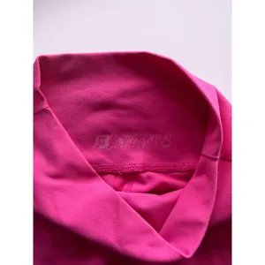 BCouture Womens High Waisted‎ Athletic Leggings Hot Pink Side Pockets Size S thumbnail 3