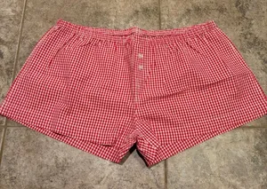 daily drills heart gingham micro shorts thumbnail 1