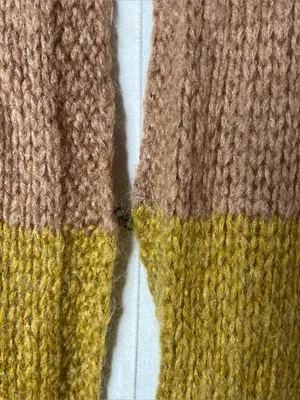 Free People Color Block Stripe Mohair Blend Over The Rainbow Duster Cardigan thumbnail 6