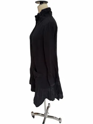 Go Silk linen Lagenlook dress size medium thumbnail 3