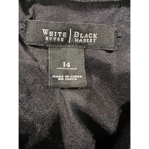White house Black Market WHBM SHIFT SEMI FORMAL DRESS WITH SIDE RUFFLE DETAIL 14 thumbnail 7