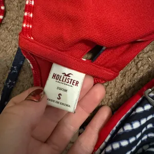 Hollister red white and blue swimsuit thumbnail 2