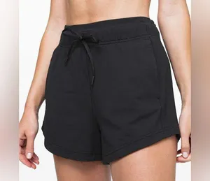 Lululemon Women’s Inner Glow Short 3” Modal Black Shorts Size 4 thumbnail 1