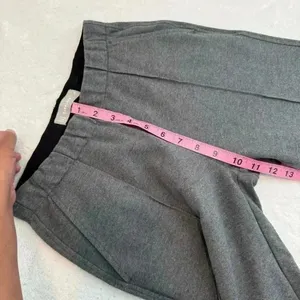 Everlane The Dream Pant XS Heather Grey Charcoal Tapered Tailored Stretch thumbnail 14