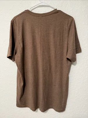 Love Football Brown Graphic T-Shirt Size Large thumbnail 5