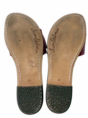 EUC Sam Edelman Leather Granada Sandals Pink Size 6.5 thumbnail 6