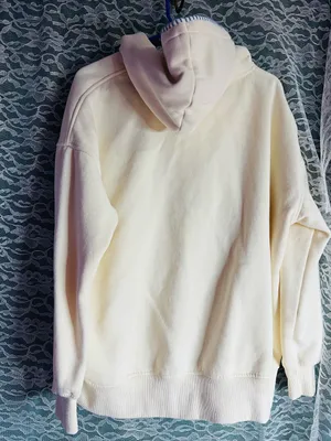 Altar’D State 1998 Cream And Blue Hoodie Sweater Womens Size Medium thumbnail 3