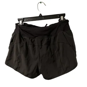 LULULEMON Mesh Over Miles Run Shorts BLACK 3" Running Yoga Swift Ultra Size 4 thumbnail 3