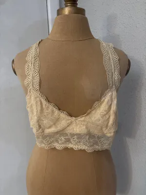 BP UnderOver Bralette Lot L Lingerie Coquette Girl Bridal Intimates Lace PinUp thumbnail 1