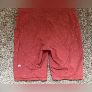 Lululemon Track and Train Short 8" *Embossed in Speckle Emboss Soft Cranberry 6 thumbnail 9