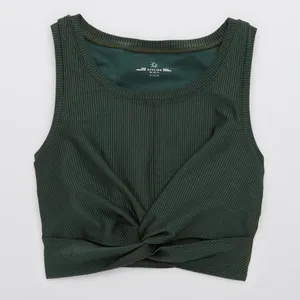 Aerie Offline SHINE Ribbed Sport Bra thumbnail 4