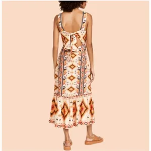 Never Fully Dressed Aztec Tribal Print Maxi Dress Boho Festival UK 12 / US 10 thumbnail 3