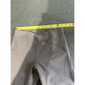Lululemon Athletica Women's Ankle Yoga Leggings Lavender Solid Stretch Sz 10 thumbnail 9