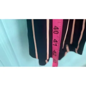 Black & Pink Striped Long Robe Sz Med Forever 21 Jacket Matching Belt Versatile thumbnail 6