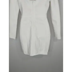 Band of Stars Bodycon Dress‎ White Sweetheart Neck Party Cocktail NWT thumbnail 10