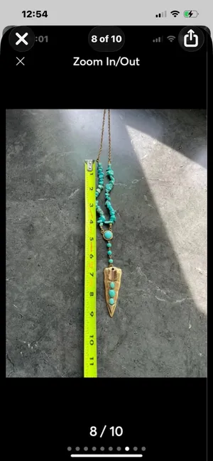 Anthropologie Zuni turquoise necklace thumbnail 8