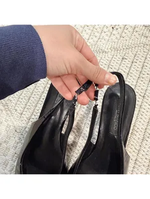 Tony Bianco Catie Slingback Pumps in Black Patent thumbnail 7