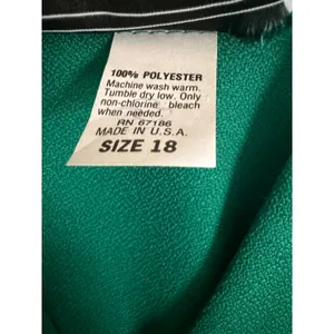 Vintage Marla R LTD Green Double Breasted Blazer NWT Size 18 Made in USA Sears‎ thumbnail 4